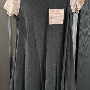 LuLaRoe Black and Tan Dress